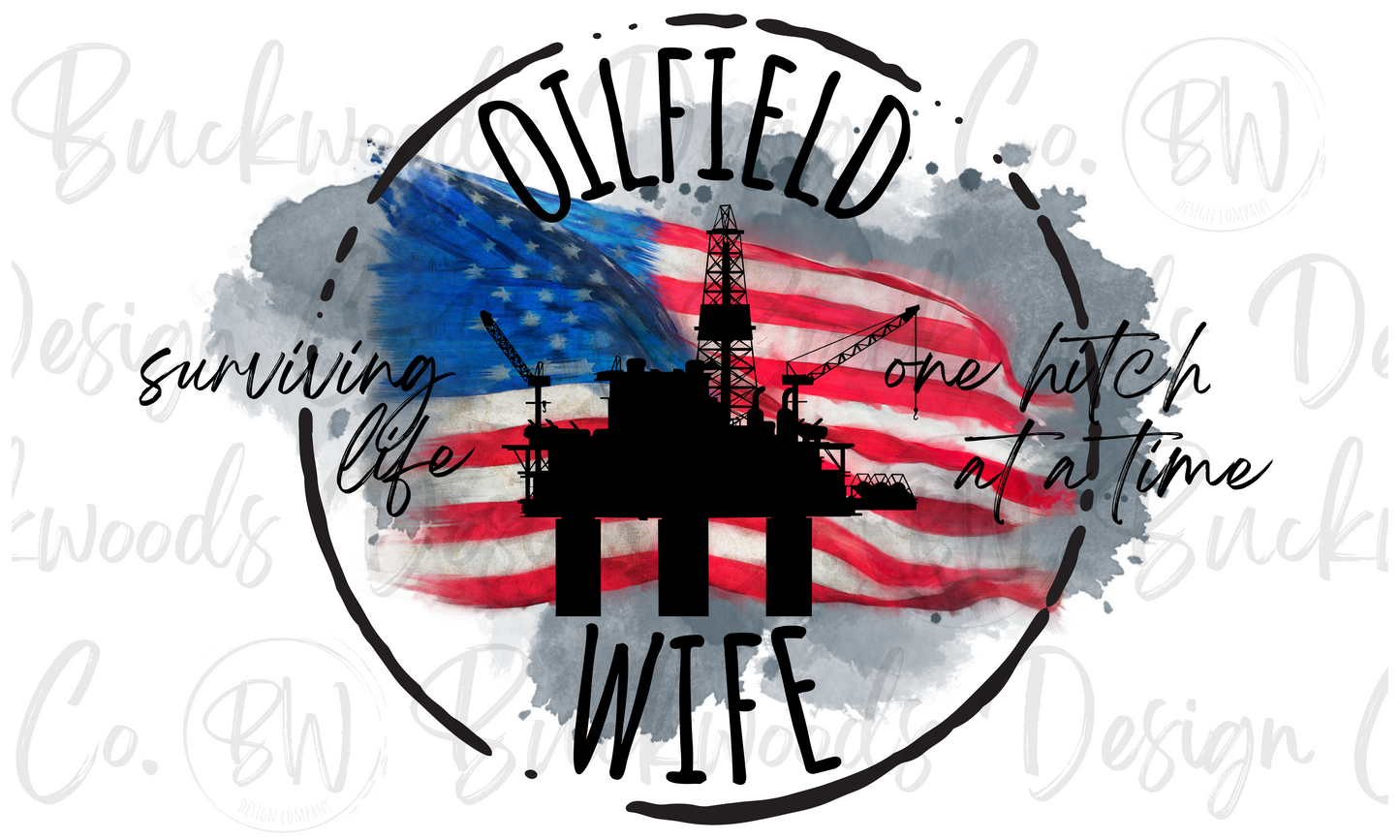 Oilfield Wife Digital Download PNG