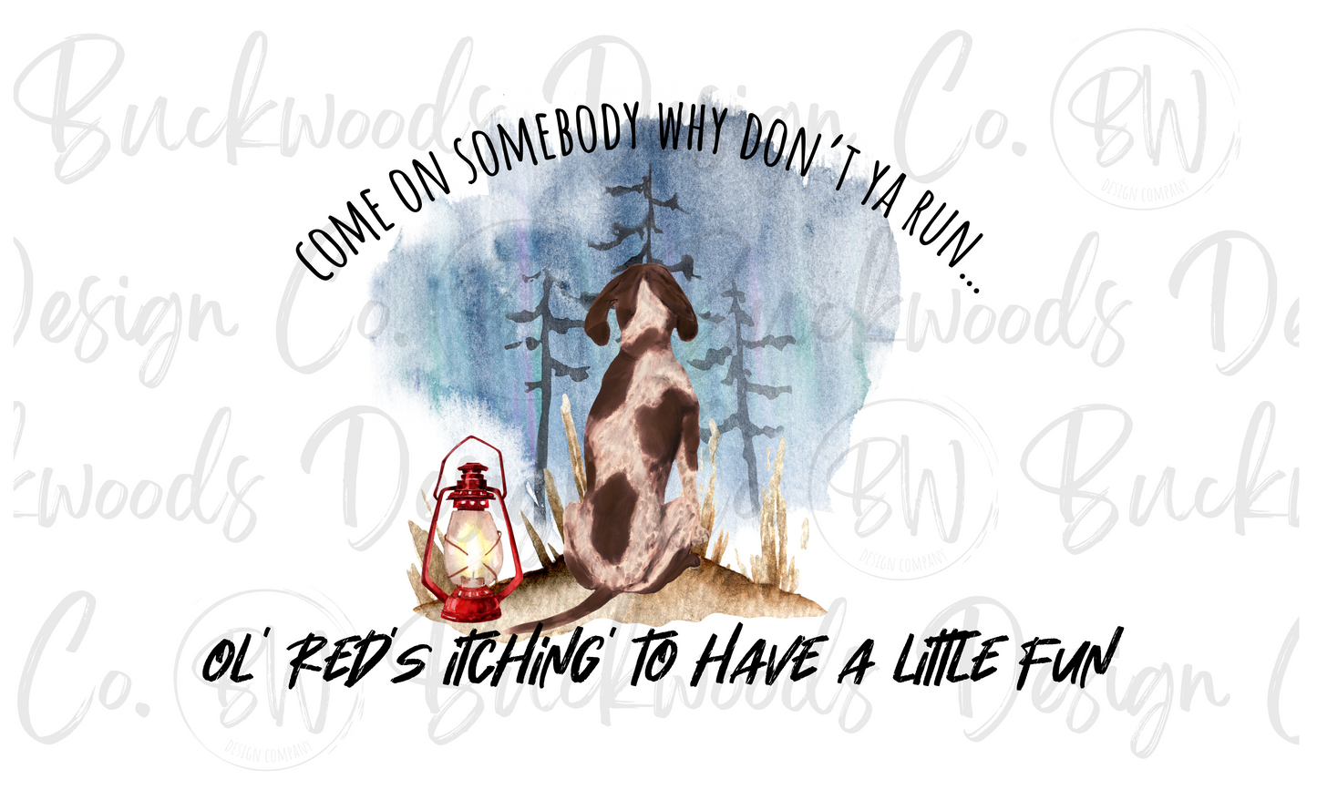 Coon Hunting Digital Download PNG