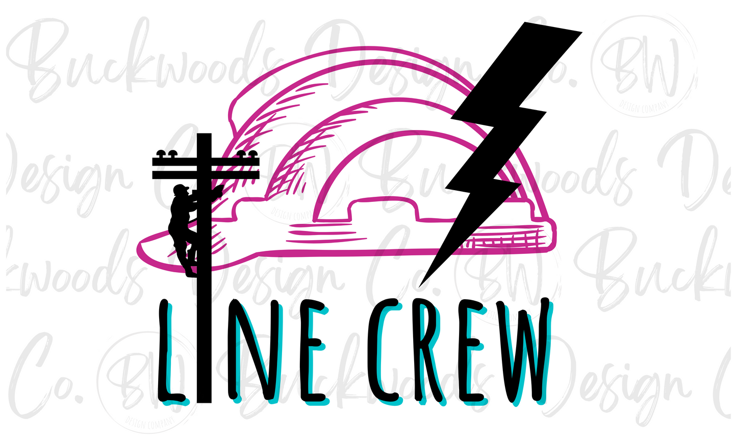 Line Crew Lineman Digital Download PNG