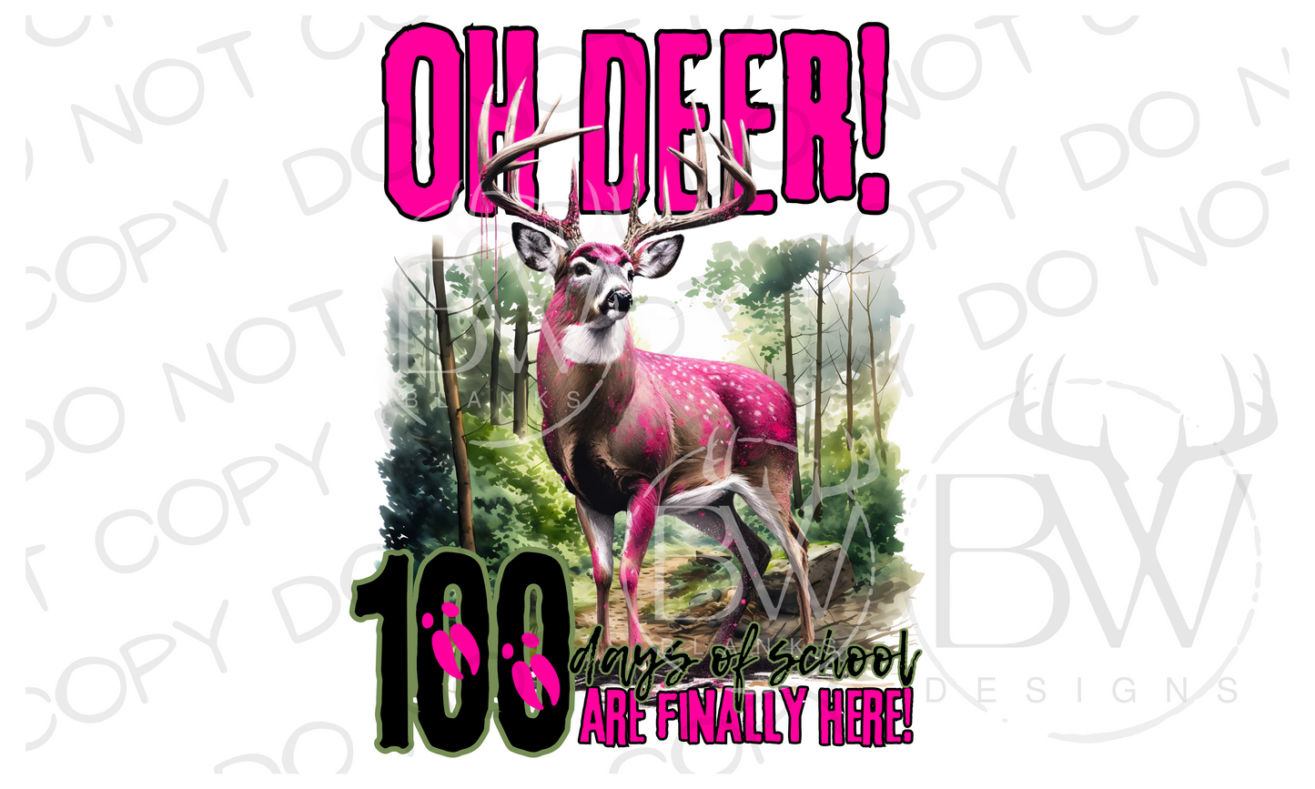 Oh Deer! 100 days of School Digital Download