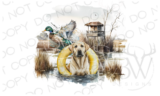 Summer Vibes Duck Hunting Digital Download PNG