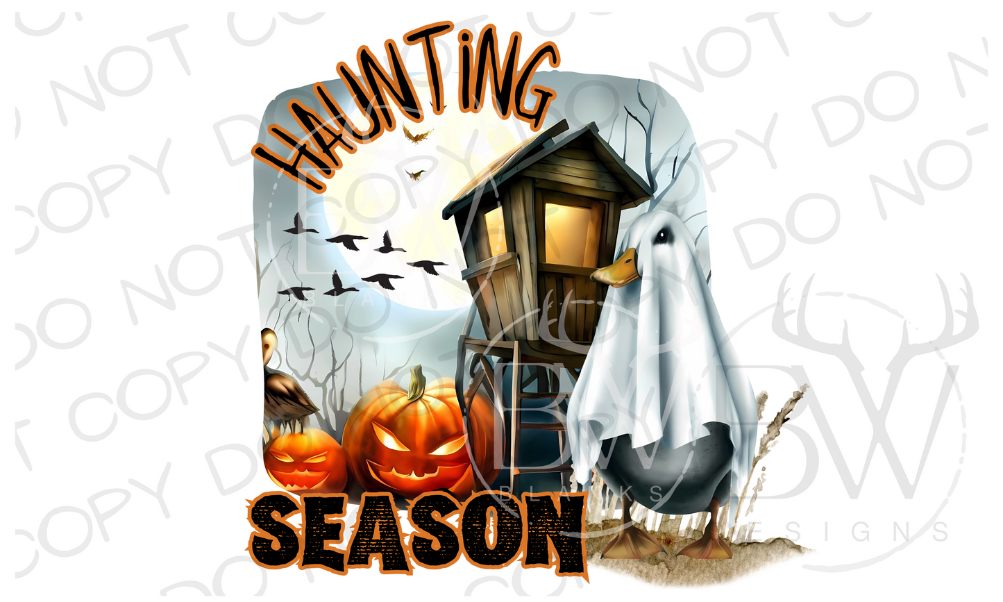 Haunting Season Duck Hunting Halloween Digital Download PNG