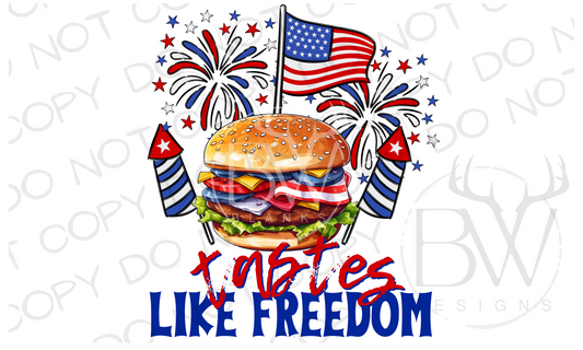 Tastes Like Freedom Digital Download PNG