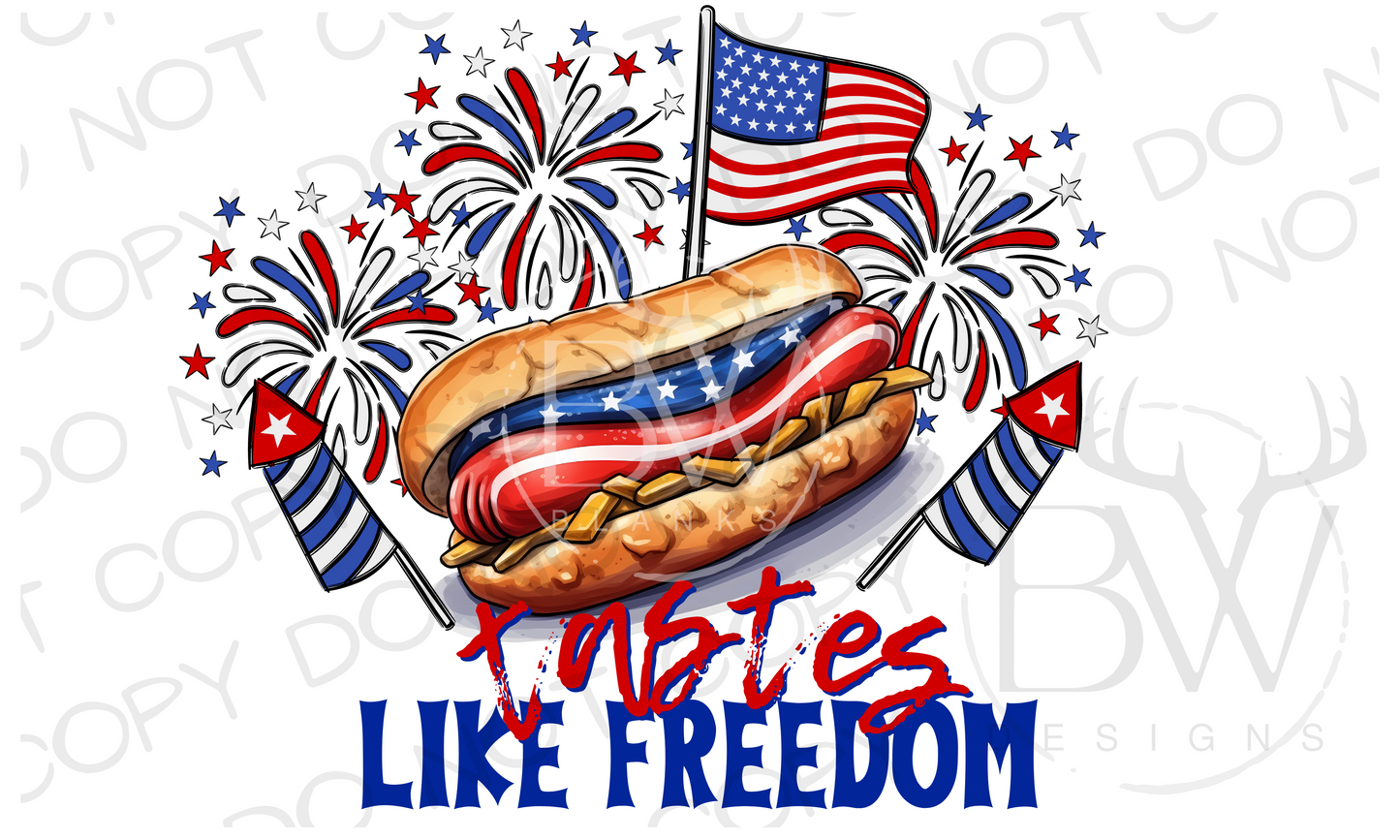 Tastes Like Freedom Digital Download PNG