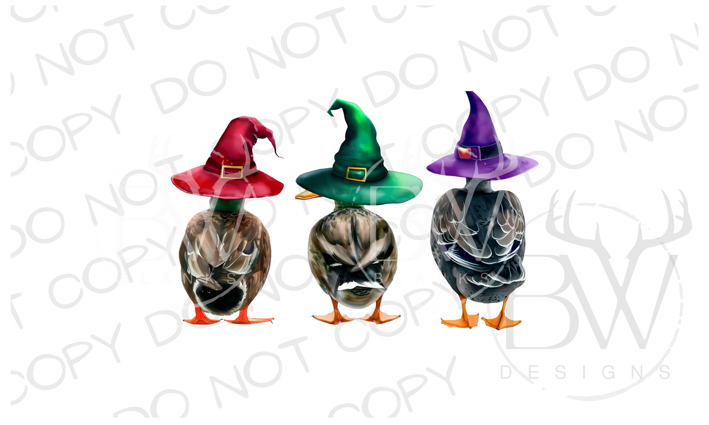 Witch Duck Hunting Halloween Digital Download PNG