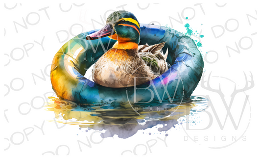 Summer Vibes Duck Hunting Digital Download PNG