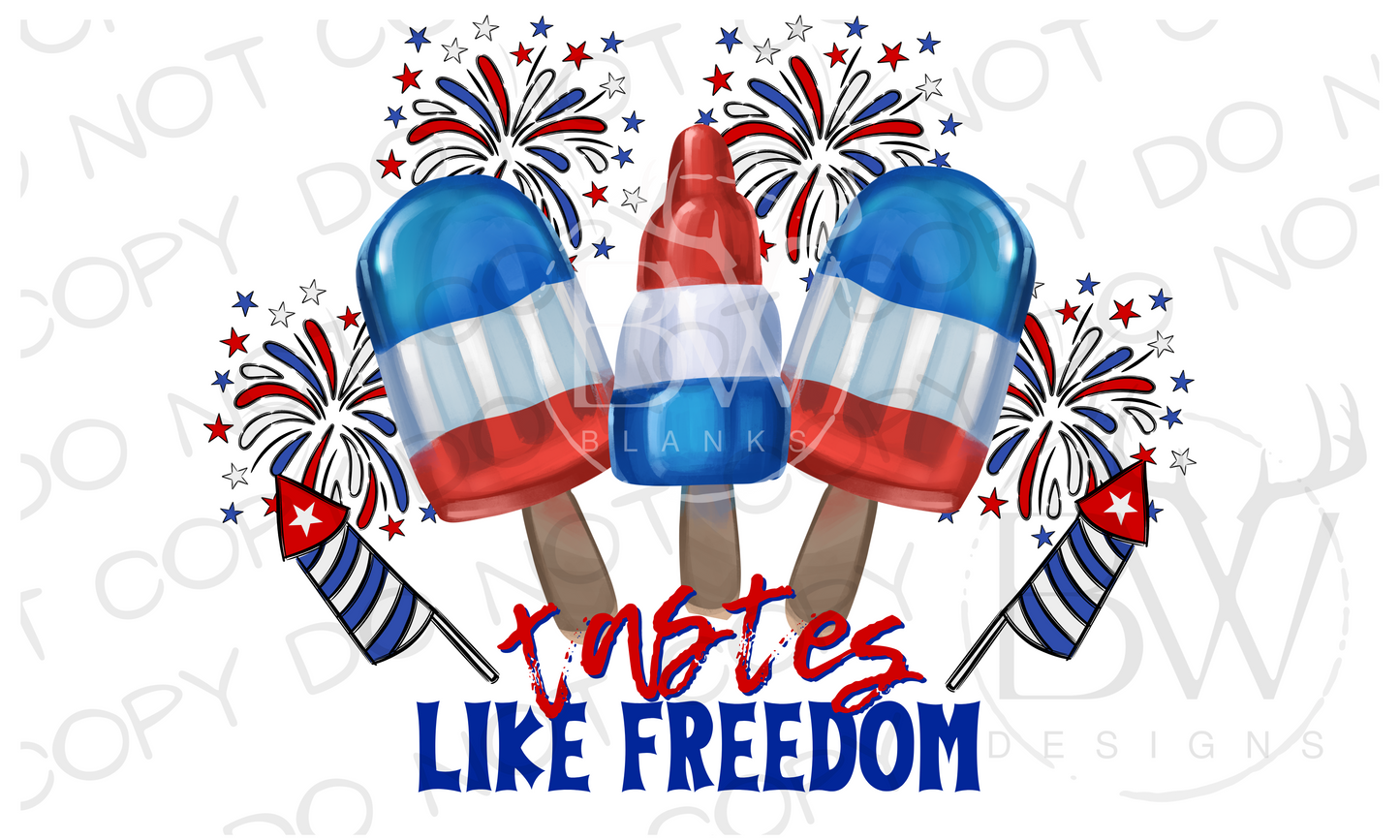 Tastes Like Freedom Digital Download PNG