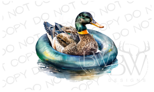 Summer Vibes Duck Hunting Digital Download PNG