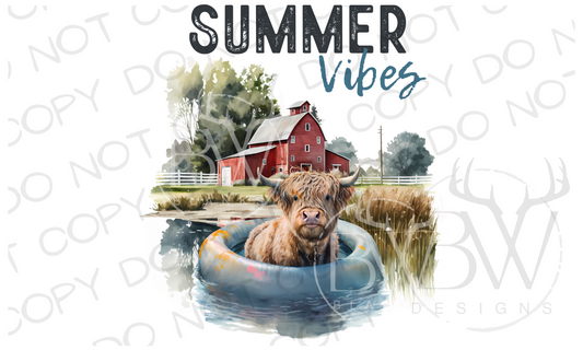 Barnyard Summer Farm Digital Download PNG