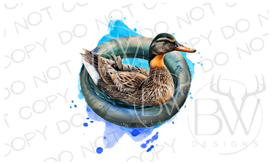 Summer Vibes Duck Hunting Digital Download PNG