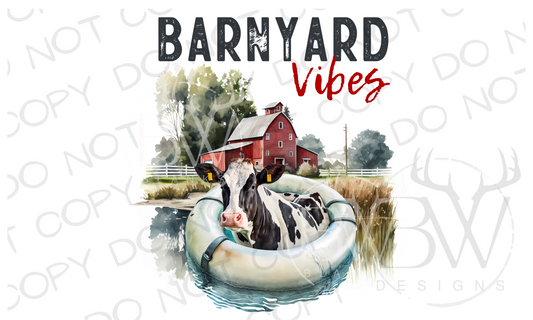 Barnyard Summer Farm Digital Download PNG