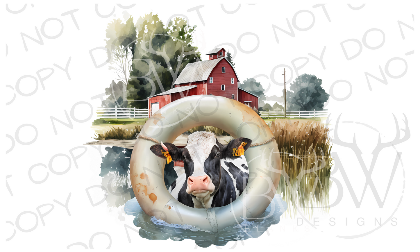 Barnyard Summer Farm Digital Download PNG