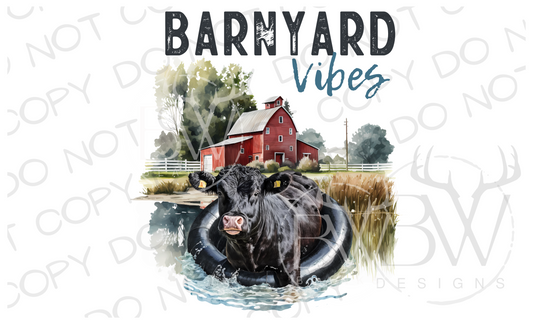 Barnyard Summer Farm Digital Download PNG