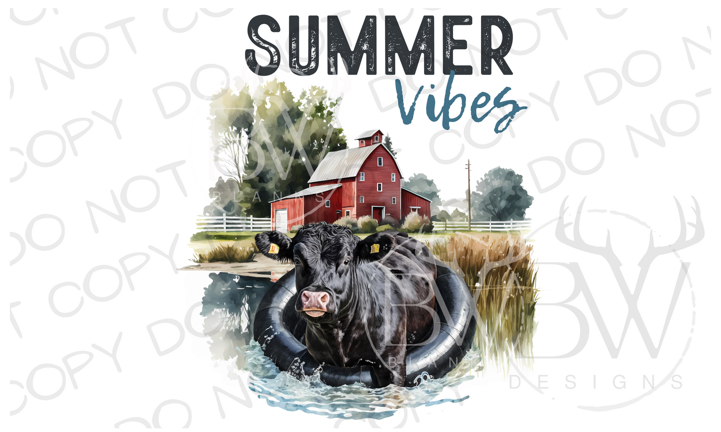 Barnyard Summer Farm Digital Download PNG