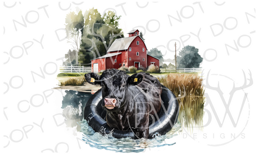 Barnyard Summer Farm Digital Download PNG