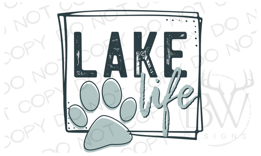 Lake Life Summer Digital Download PNG