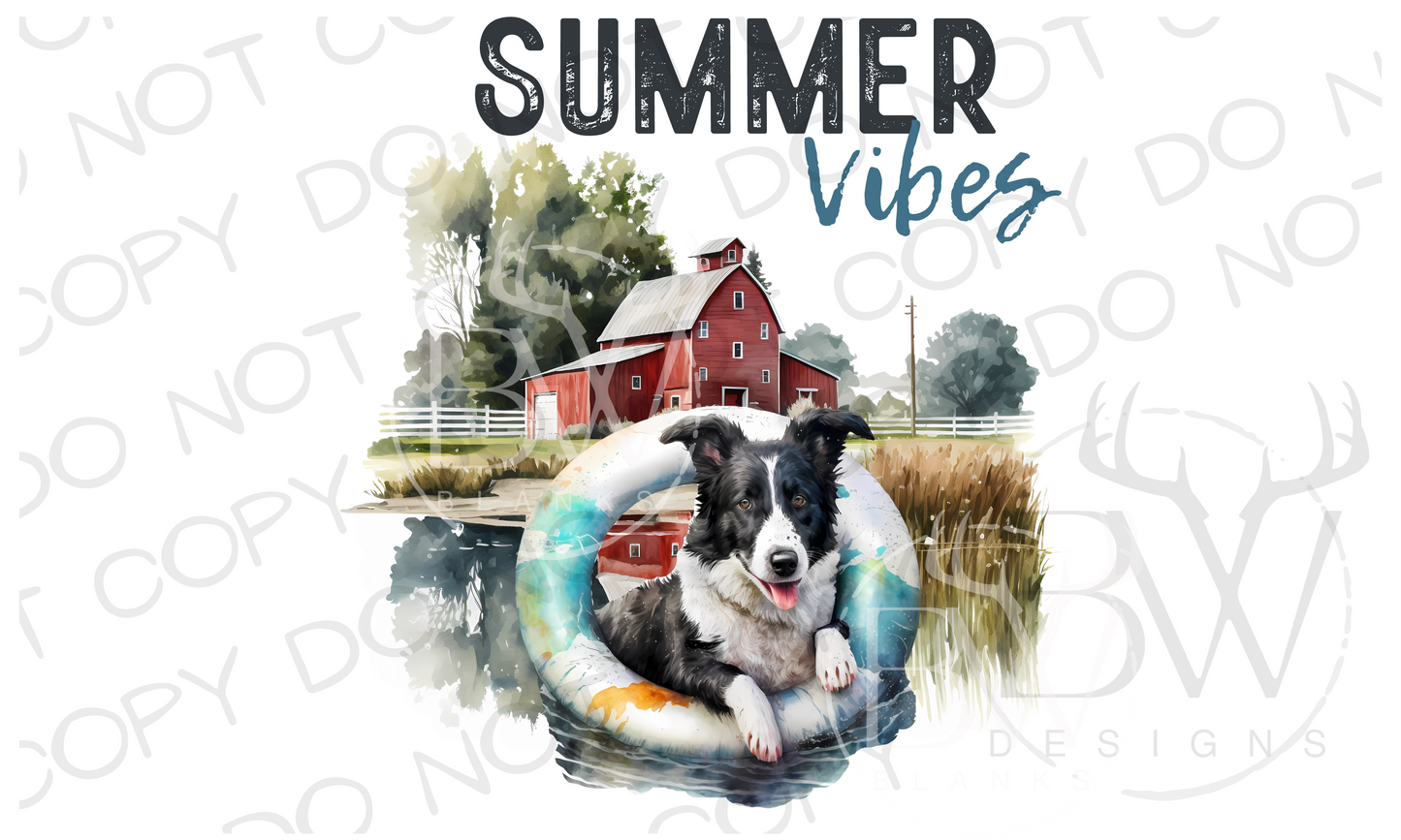 Barnyard Summer Farm Digital Download PNG