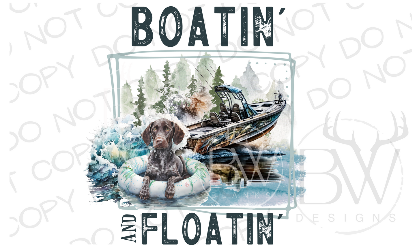 2-PACK Boatin' & Floatin' Summer Digital Download PNG