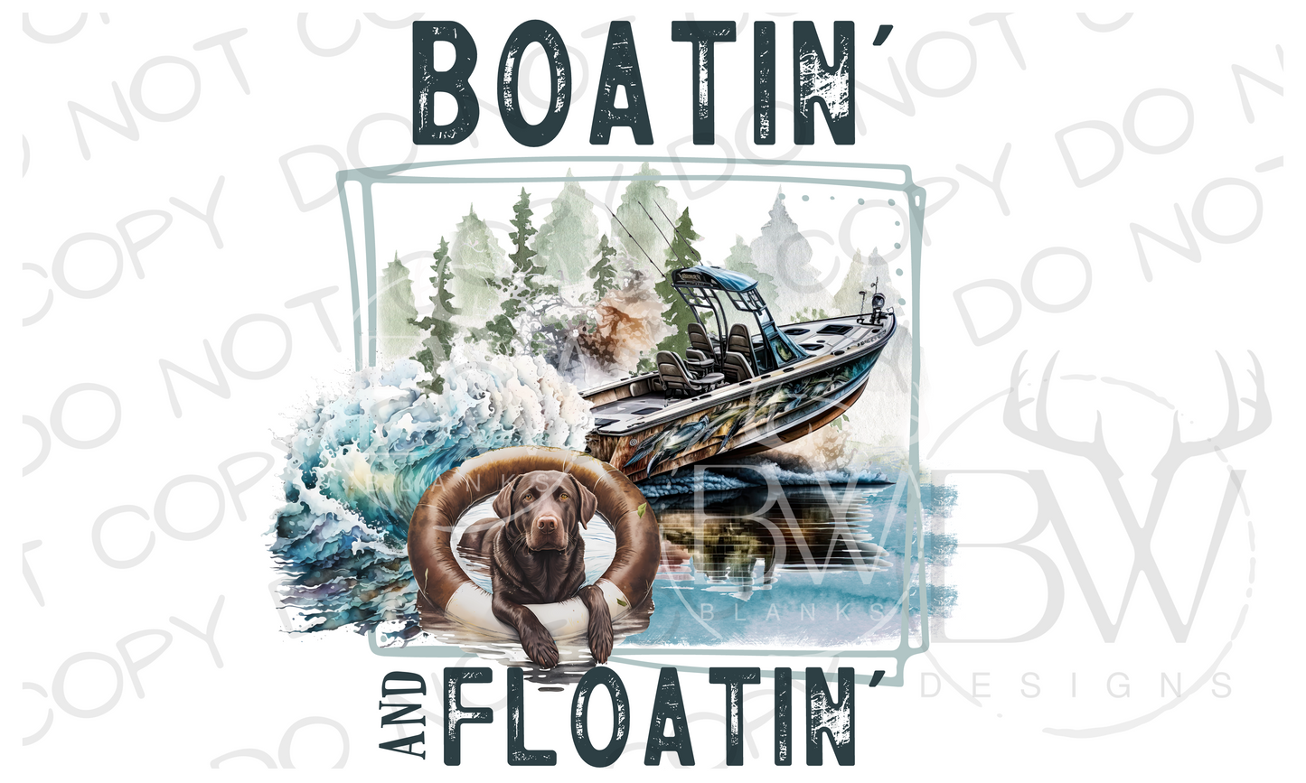 2-PACK Boatin' & Floatin' Summer Digital Download PNG