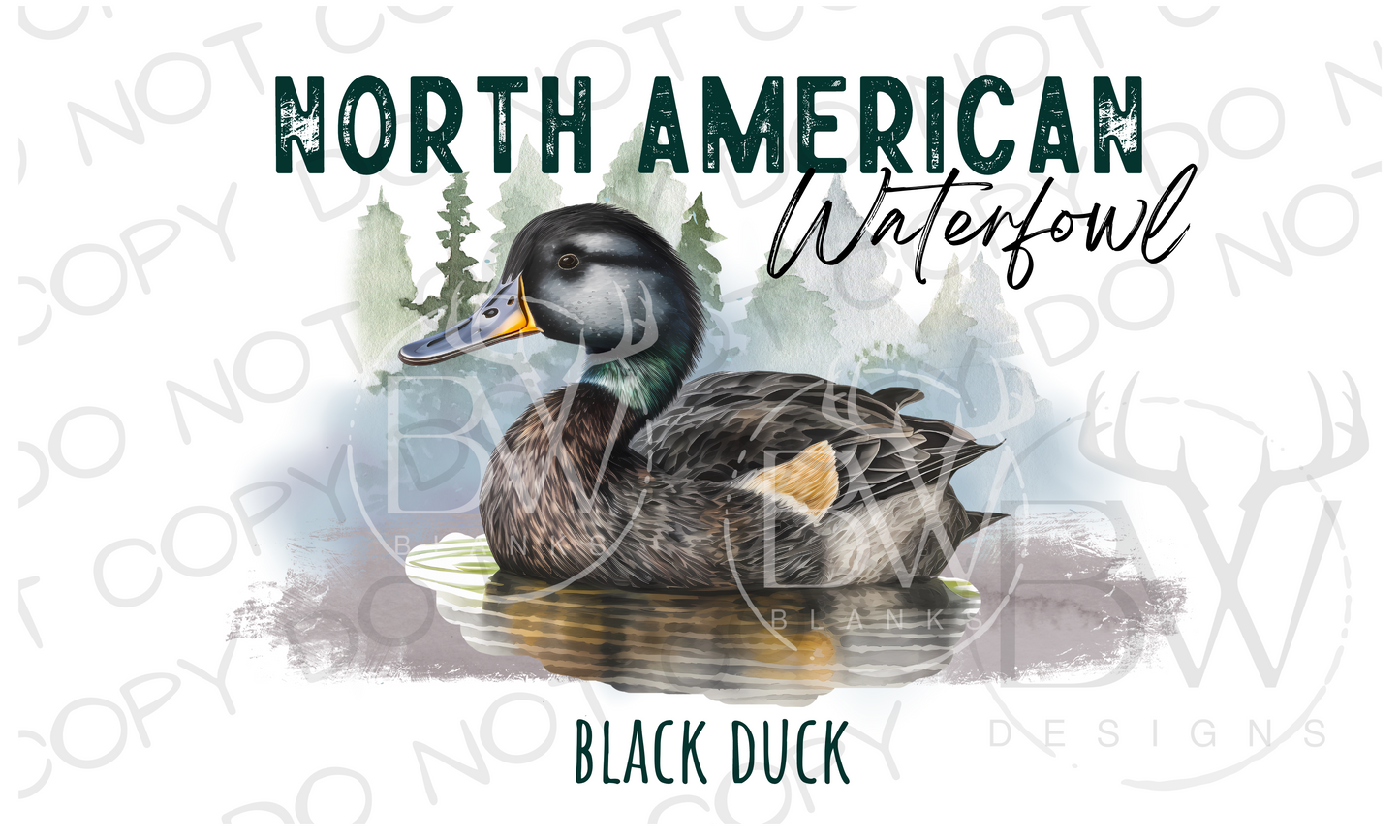 North American Waterfowl Duck Hunting Digital Download PNG