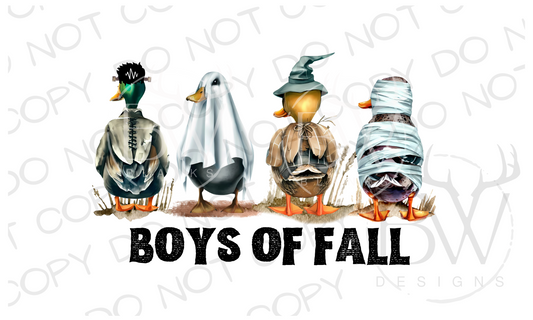 Boys of Fall Duck Hunting Halloween Digital Download PNG