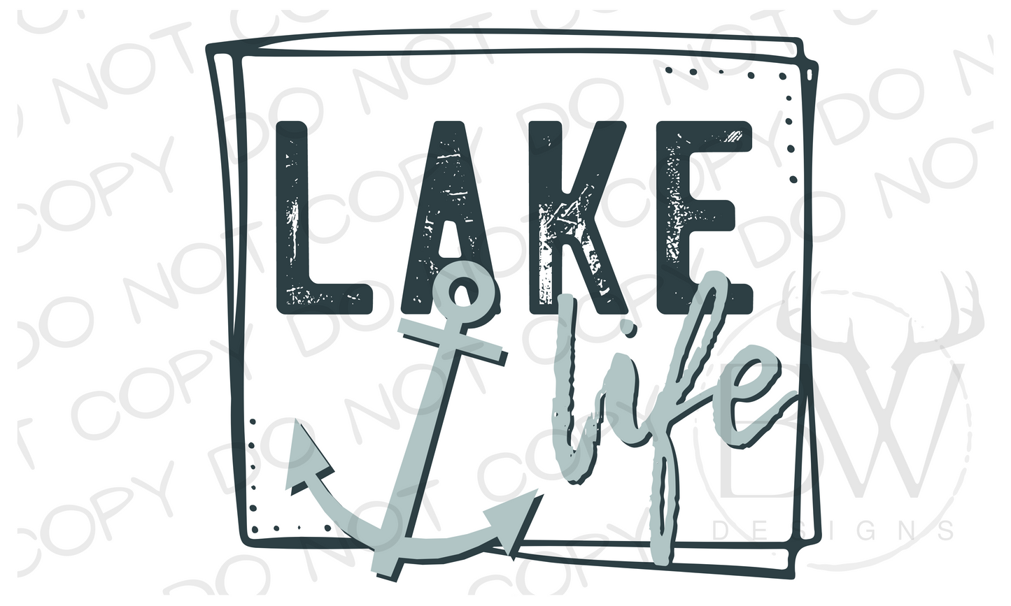 Lake Life Digital Download PNG