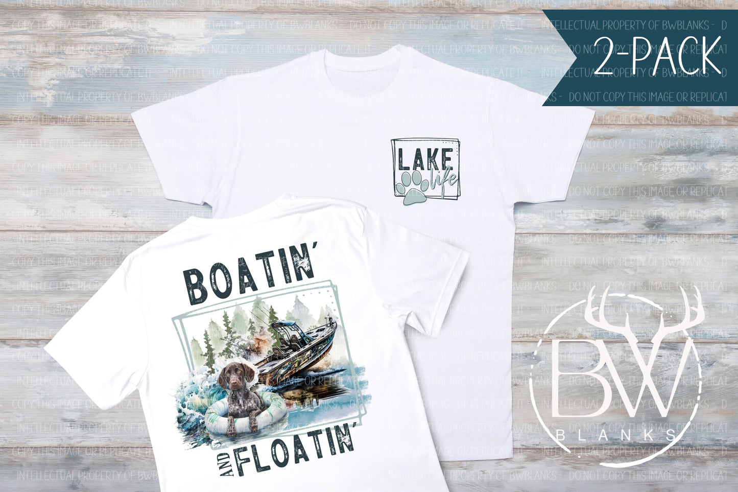 2-PACK Boatin' & Floatin' Summer Digital Download PNG