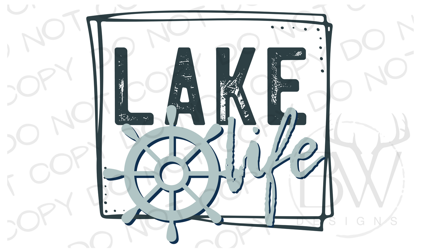 Lake Life Digital Download PNG