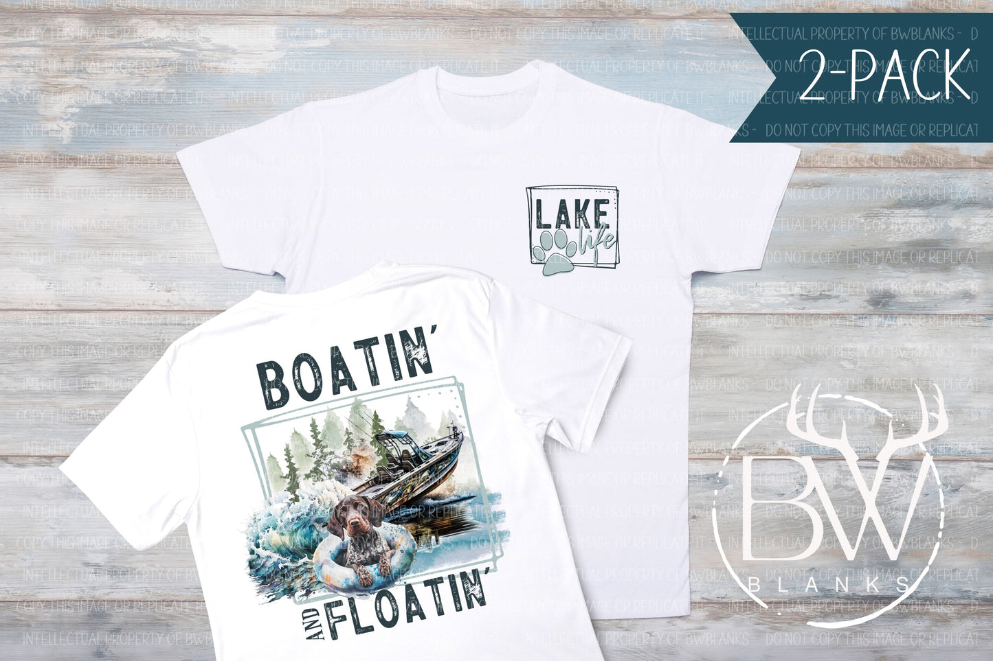 2-PACK Boatin' & Floatin' Summer Digital Download PNG