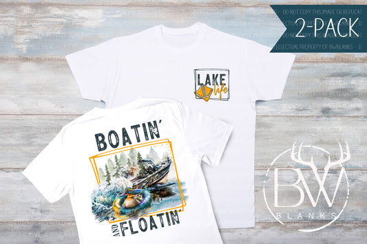 2-PACK Boatin' & Floatin' Summer Digital Download PNG