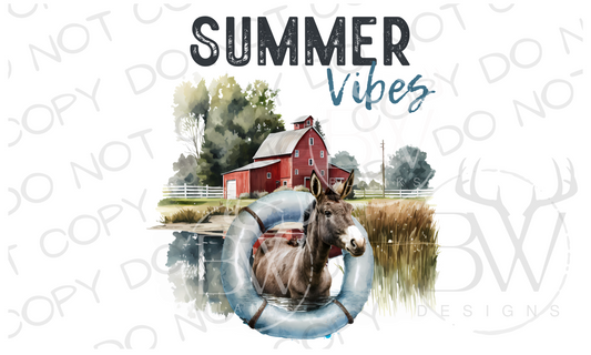 Barnyard Summer Farm Digital Download PNG