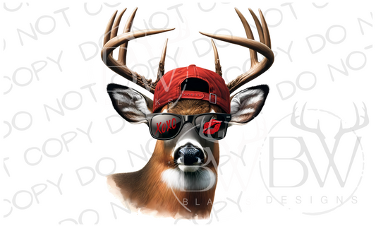 Deer Hunting Valentine's Day Digital Download PNG