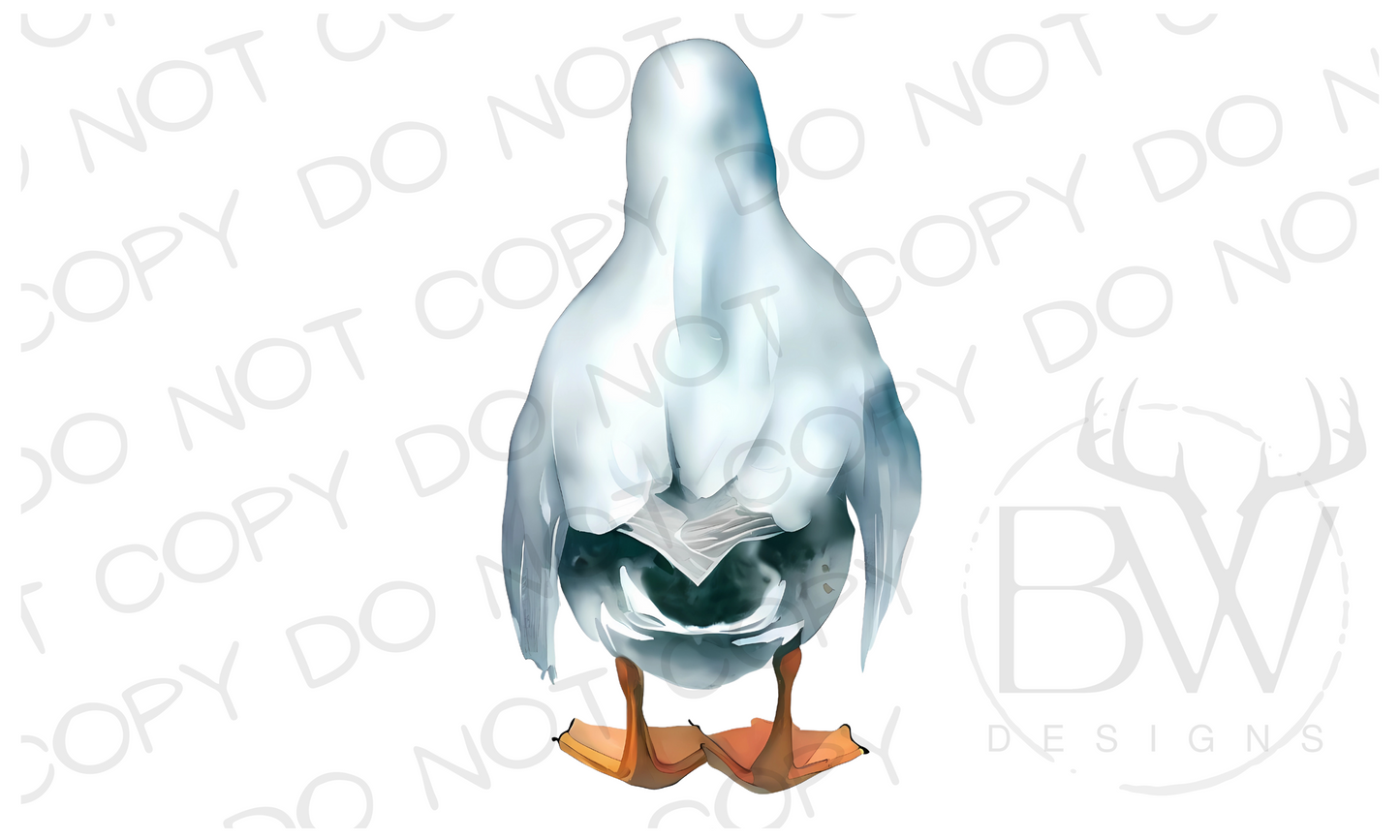 Ghost Duck Hunting Halloween Digital Download PNG