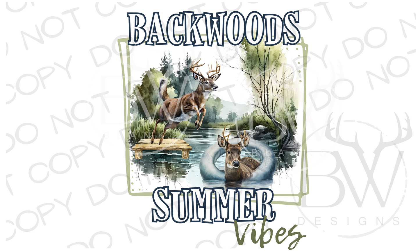 Backwoods Summer Vibes Summer Digital Download PNG