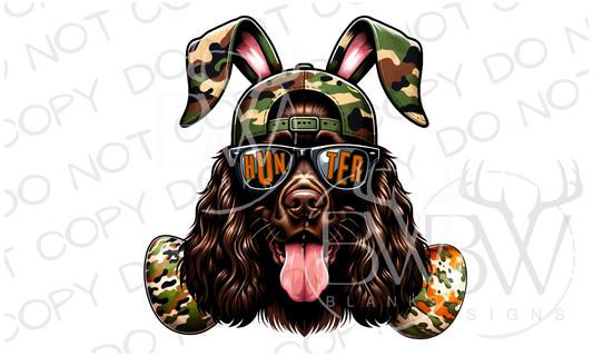 Egg Hunter Easter Duck Hunting Digital Download PNG