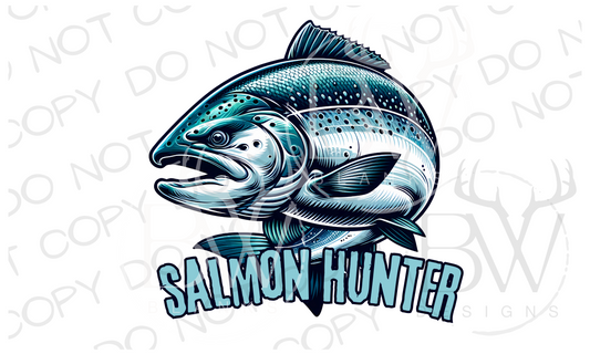 Salmon Hunter Salmon Fishing Digital Download PNG