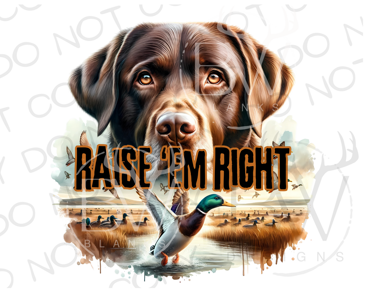 Hunting Dog Duck Hunting Digital Download PNG