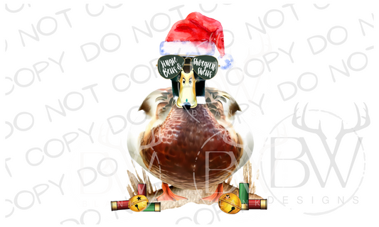 Jingle Bells Shotgun Shells Hunting Christmas Digital Download PNG