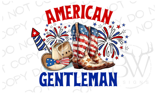 American Gentleman Digital Download PNG