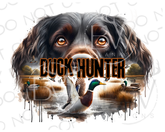 Hunting Dog Duck Hunting Digital Download PNG