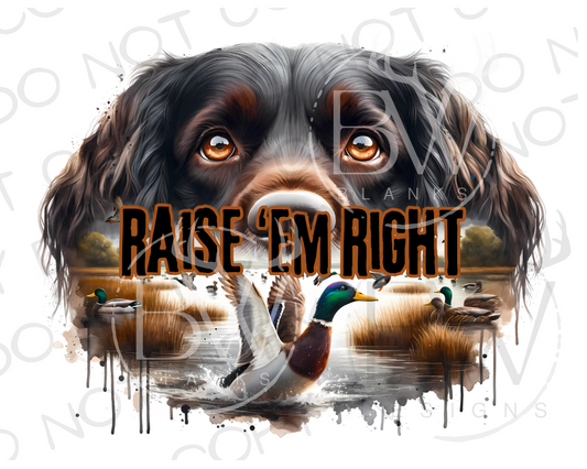 Hunting Dog Duck Hunting Digital Download PNG