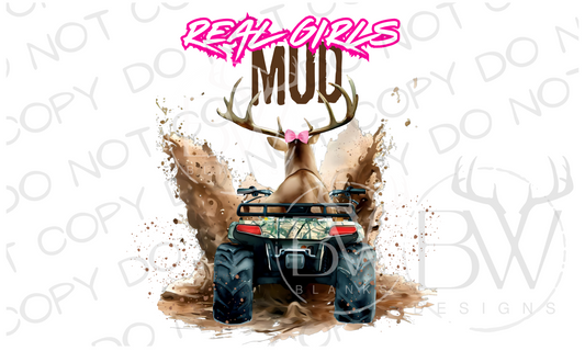 Real Girls Mud Mudding Deer Digital Download PNG