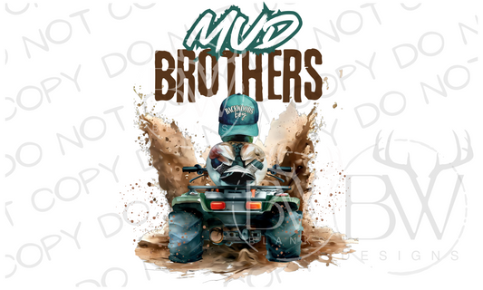 Mud Brothers Mudding Duck Digital Download PNG