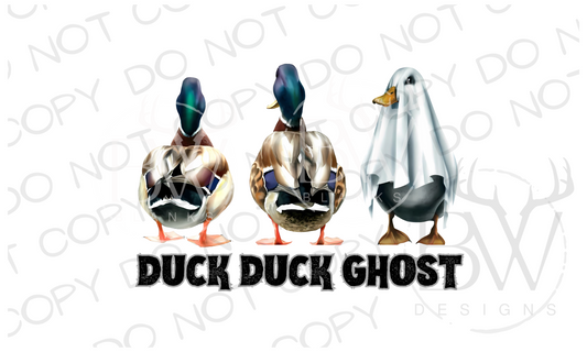 Duck Duck Ghost Duck Hunting Halloween Digital Download PNG