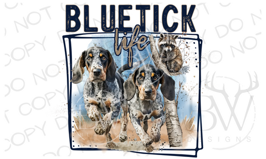 Bluetick Life Bluetick Coonhound Hunting Dog Digital Download PNG