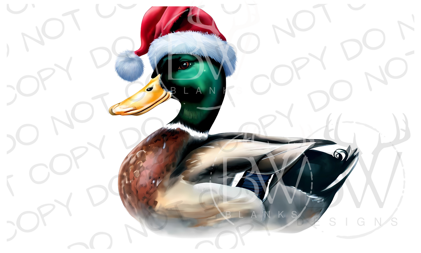 Christmas Duck Hunting Christmas Digital Download PNG