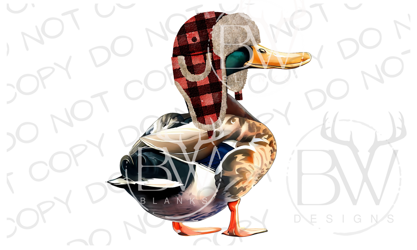 Duck Hunting Christmas Digital Download PNG