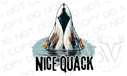 Nice Quack Duck Hunting Digital Download PNG