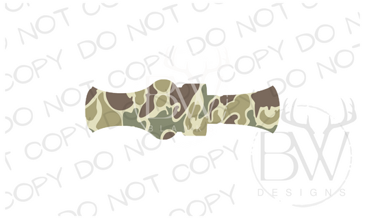 Old School Duck Call Duck Hunting Digital Download PNG