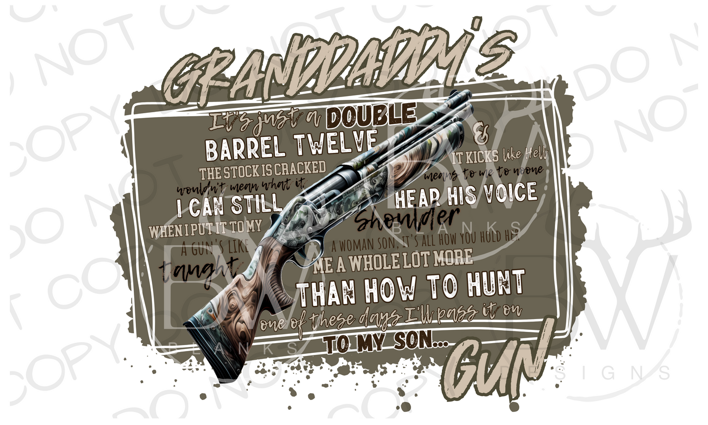 2-PACK Granddaddy's Gun Hunting Digital Download PNG